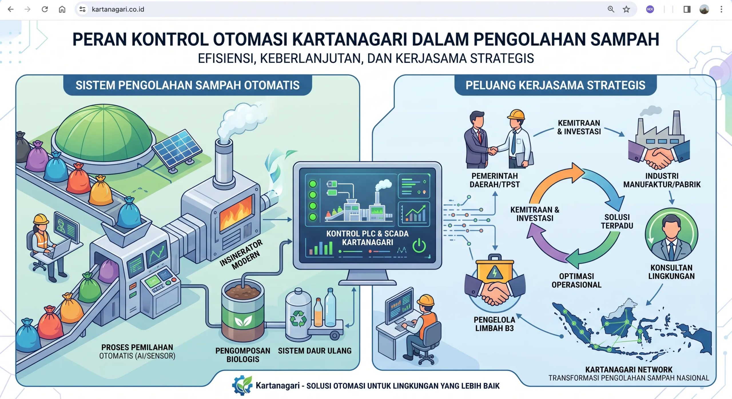 sampah otomasi