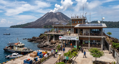stasiun pulau dan lingkar luar krakatau